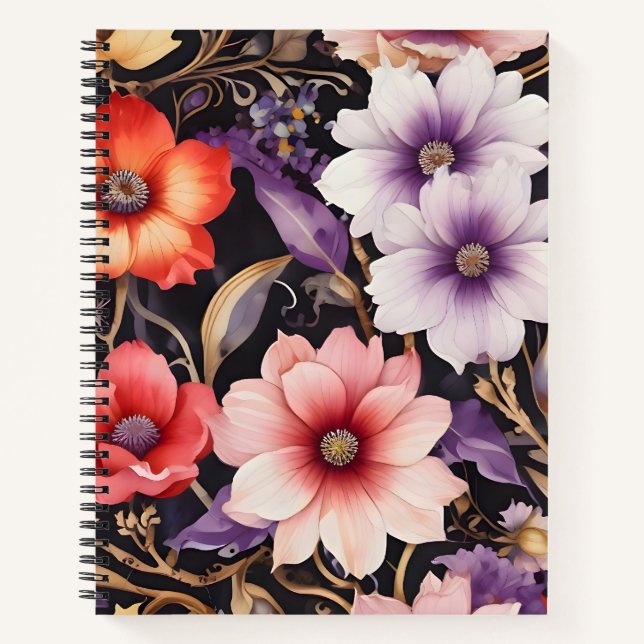 Cuaderno Misterio Floral (Anverso)