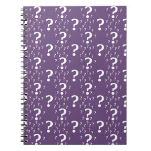 Cuaderno Misterio marca de interrogación acertijo rompecabe