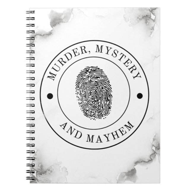 Cuaderno Misterio y caos del asesinato (Frente)