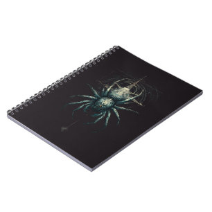 Cuaderno Mística Geometría de Araña Oculta Arte Oscuro
