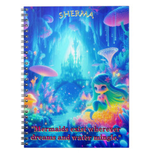 Cuaderno Mística Profundidad - Chibi Mermaid & GIGHT Garden