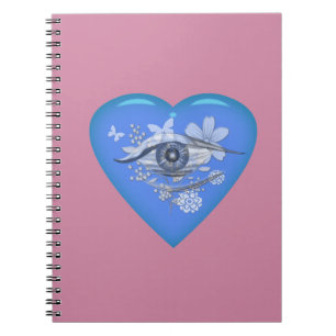Cuaderno Mistical Ojo Floral Heart