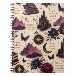 Cuaderno Místico de Literatura Dark Academia