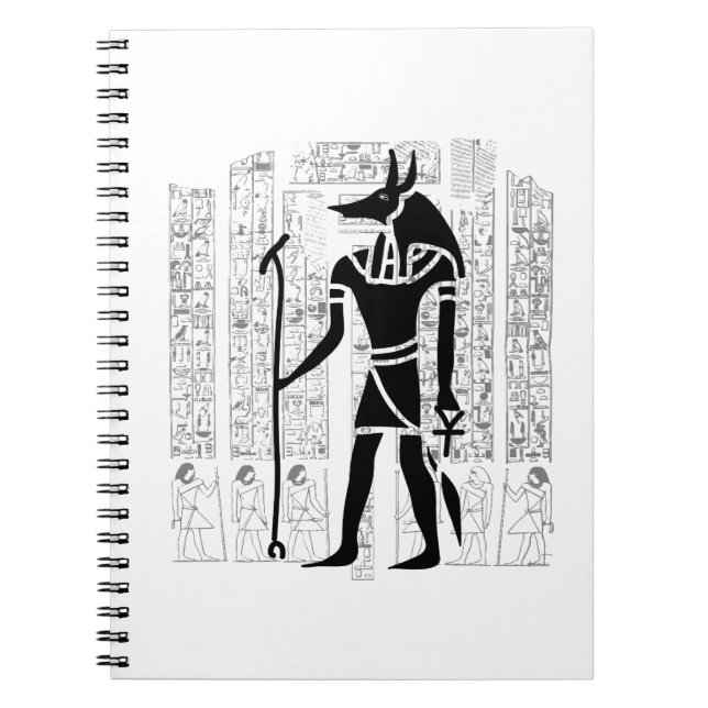 Cuaderno Mitología egipcia Anubis (Frente)