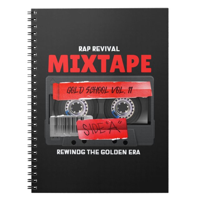 Cuaderno Mixtape Rap Revival Golden Era (Frente)