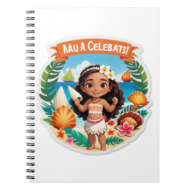 Cuaderno Moana’s Island Birthday Vibes! (Frente)