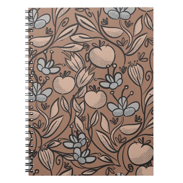 Cuaderno Mocha de arte Doodle (Frente)
