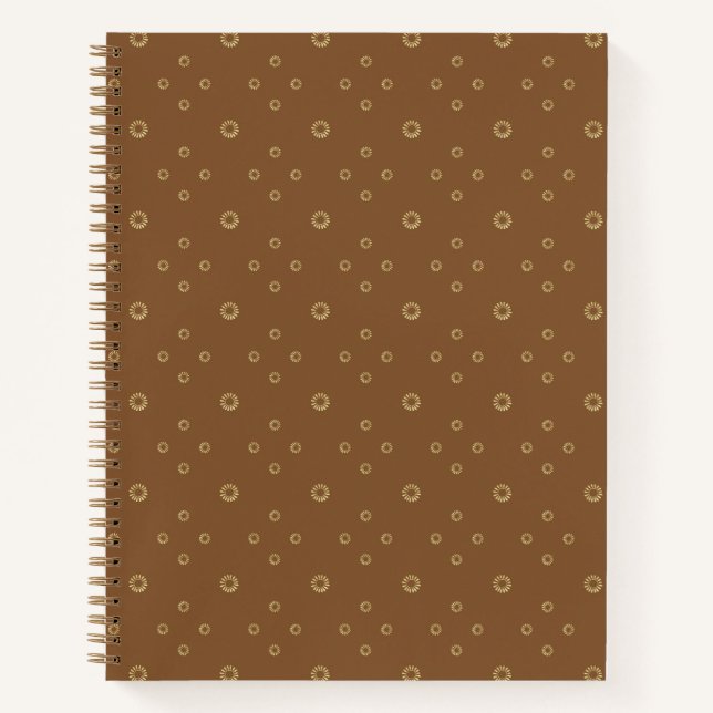 Cuaderno Mocha | Golden Zinnia Sun (Anverso)