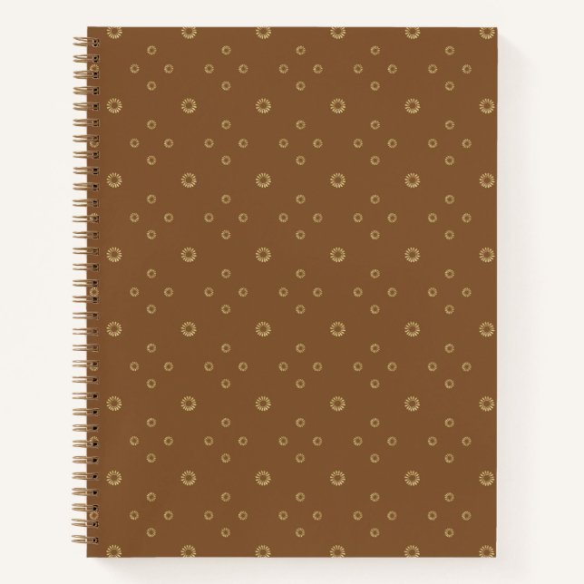 Cuaderno Mocha | Golden Zinnia Sun (Anverso)