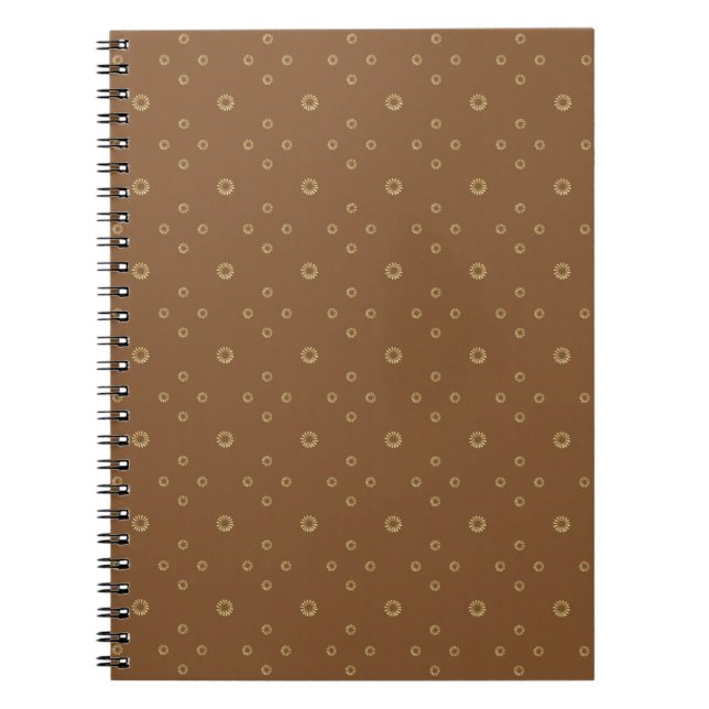 Cuaderno Mocha | Golden Zinnia Sun (Frente)