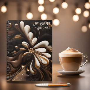 Cuaderno Mocha inspirada en el café y Diario de Crema