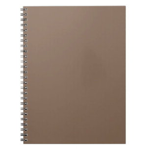 Cuaderno Mocha Latte Brown, Earthy Neutral Solid Color