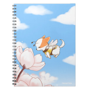 Cuaderno Mochi Bee Bumble Bee Doggy Puppy y Sakura