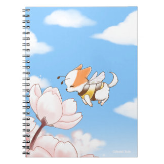 Cuaderno Mochi Bee Bumble Bee Doggy Puppy y Sakura