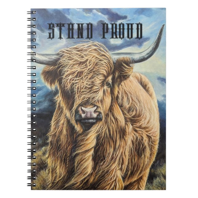 Cuaderno Mochila Highland Bull (Frente)