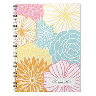 Cuaderno MOD colorida floral