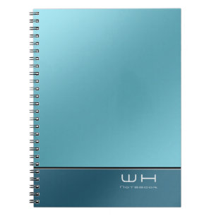 Cuaderno Moda Azul de negocios moderno
