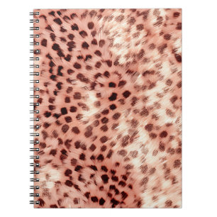 Cuaderno Moda Bonito Girly Rosa Gold Leopard