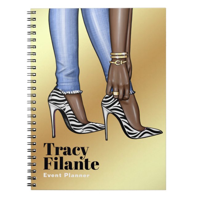 Cuaderno Moda cebra Glam Chic (Frente)