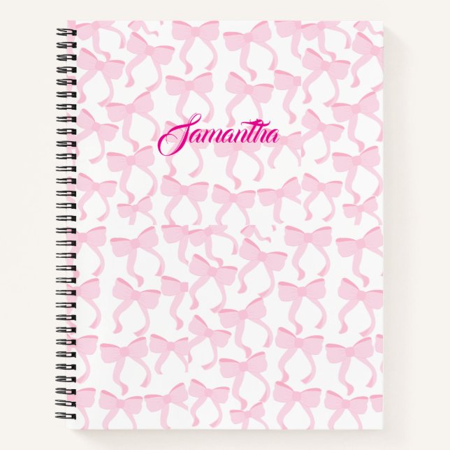 Cuaderno Moda de arcos rosados (Anverso)