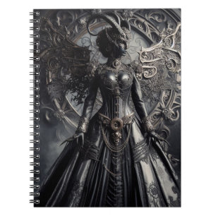 Cuaderno Moda de Demonio de Oscuridad Fantasía Steampunk