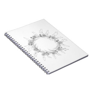 Cuaderno Moda DE ESTILO MÍNIMO MODERNO MONOGRAM ELEGANTE SI
