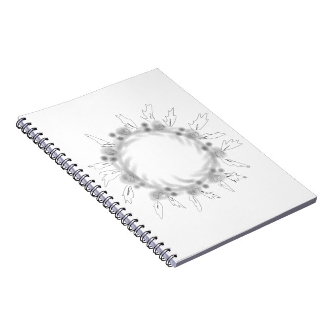 Cuaderno Moda DE ESTILO MÍNIMO MODERNO MONOGRAM ELEGANTE SI (Lado Derecho)