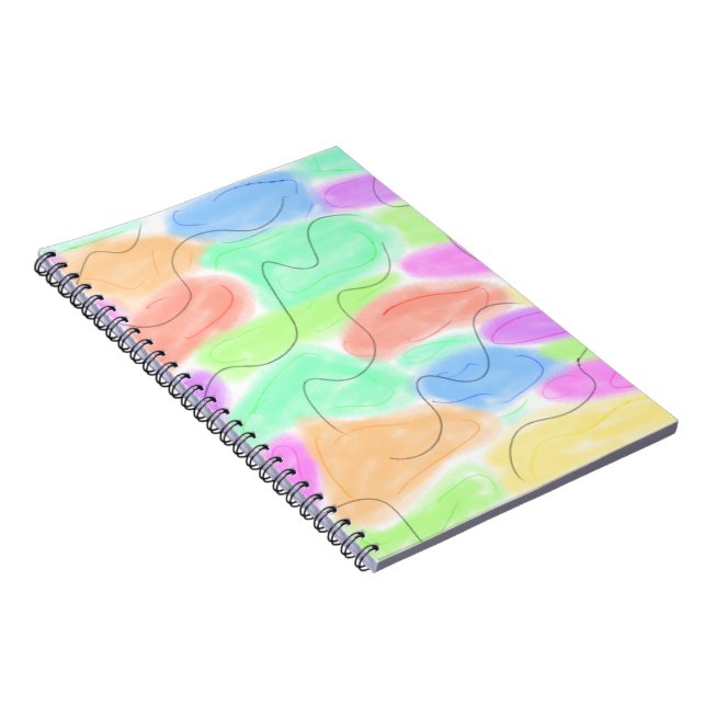 Cuaderno Moda DE ESTILO MÍNIMO MODERNO MONOGRAM ELEGANTE SI (Lado Derecho)