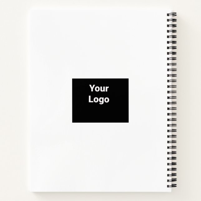 Cuaderno Moda DE ESTILO MÍNIMO MODERNO MONOGRAM ELEGANTE SI (Reverso)