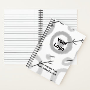 Cuaderno Moda DE ESTILO MÍNIMO MODERNO MONOGRAM ELEGANTE SI