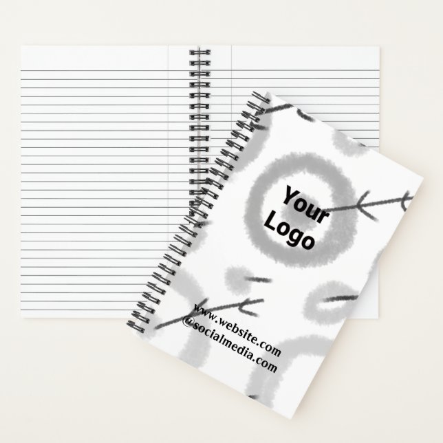 Cuaderno Moda DE ESTILO MÍNIMO MODERNO MONOGRAM ELEGANTE SI (Interior)