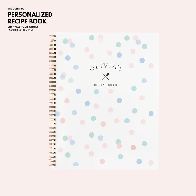 Cuaderno Moda elegante bonito Receta de Punto Polka Girly P (Subido por el creador)