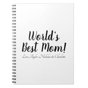 Cuaderno Moda elegante del guión personalizado de la mejor 