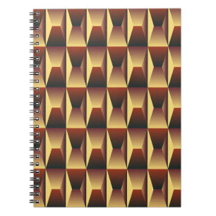 Cuaderno Moda elegante del patrón- Geométrica moderna elega