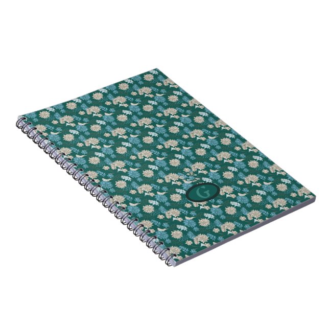 Cuaderno Moda elegante Flor silvestre (Lado Derecho)