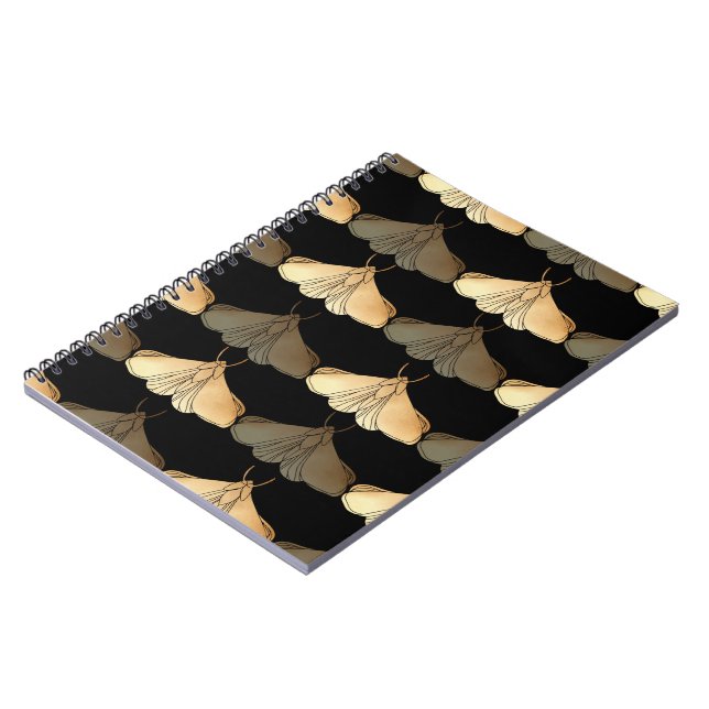 Cuaderno Moda en patrón oro (Lado Izquierdo)