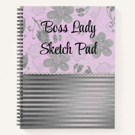 Cuaderno Moda Floral Bosque Lady Sketch
