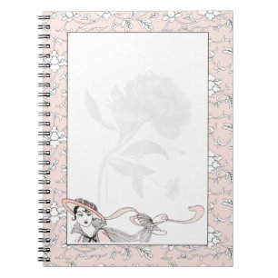 Cuaderno Moda floral francesa Lady Vintage