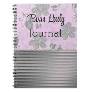 Cuaderno Moda Floral Jefe Lady