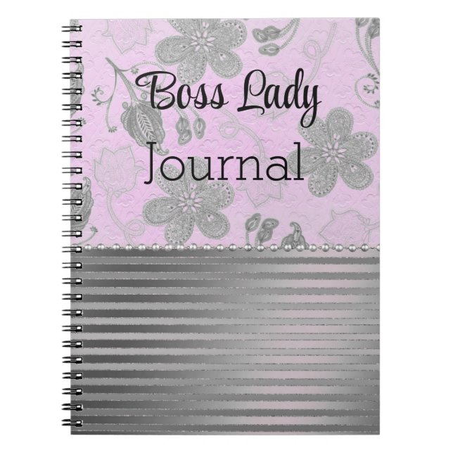 Cuaderno Moda Floral Jefe Lady (Frente)