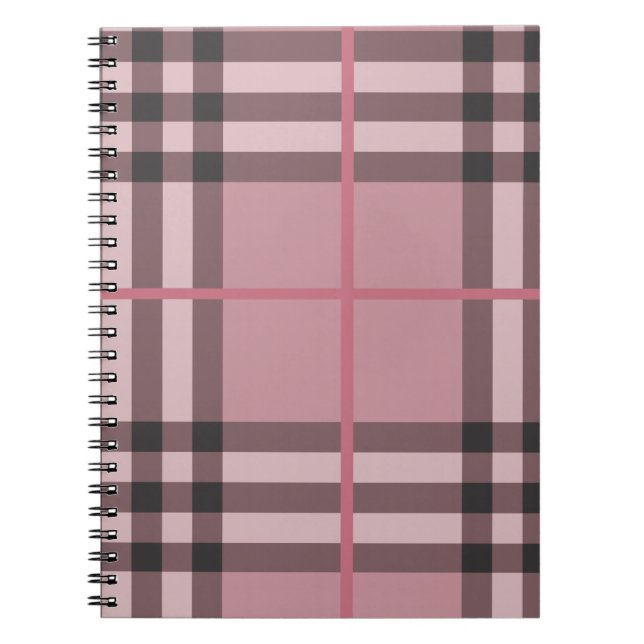 Cuaderno Moda geométrica elegante del patrón (Frente)