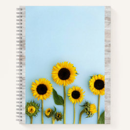Cuaderno Moda Girly Floral Amarillo Giro Giro Gris