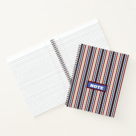 Cuaderno Moda moderna a rayas