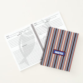 Cuaderno Moda moderna a rayas