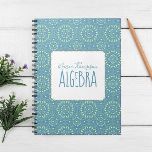 Cuaderno Moda moderna Estudiante simple Asunto Verde Verde