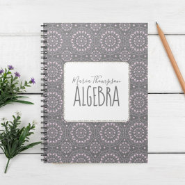 Cuaderno Moda moderna Estudiante simple sujeto Ligero gris
