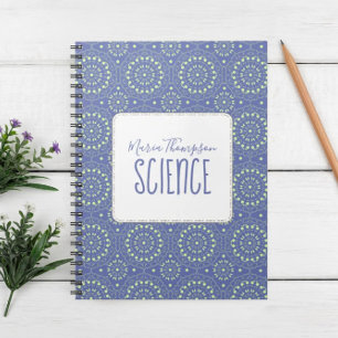 Cuaderno Moda moderna Estudiante simple sujeto Periwinkle A