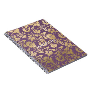 Cuaderno Moda Morple Gold Floral