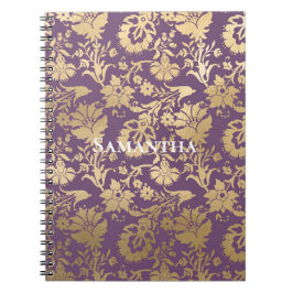 Cuaderno Moda Morple Gold Floral