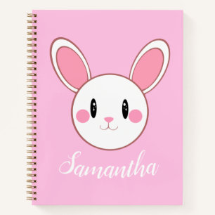 Cuaderno Moda rosa Conejo Conejo Conejo Conejo Aluminio Mod